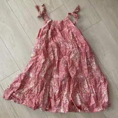 値下げ！crewcuts J.Crew ノースリーブ ワンピース ピンク 花柄 — image 1