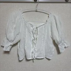 one after another NICE CLAUP 半袖ブラウス — image 1