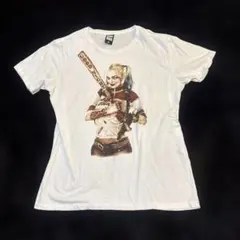 ひ 様Harley Quinn ハーレークイン Tシャツ 白 XL DCプリント — image 1