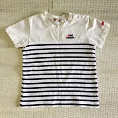 MIKIHOUSE ボーダー 半袖Tシャツ 90 — image 1
