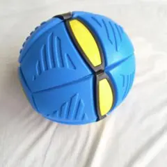 フラットボール UFOマジックボール 変形 ボール フリスビー 外遊び ブルー — image 1
