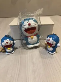 ドラえもん 貯金箱　フィギュア キーホルダー 3点セット — image 1