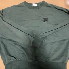 FILA オリーブグリーン トレーナー — image 1