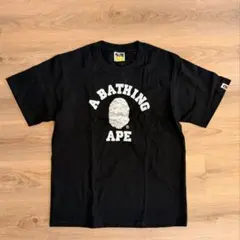 A BATHING APE Tシャツ ブラック ベイプ — image 1