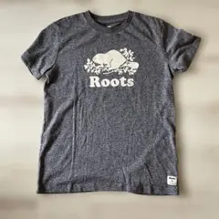 【SAI SAI様売約済み】Roots ビーバーロゴ 半袖Tシャツ グレー — image 1