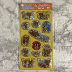 リラックマ コリラックマ エアインマスコットシール 平成レトロ 2010 — image 1