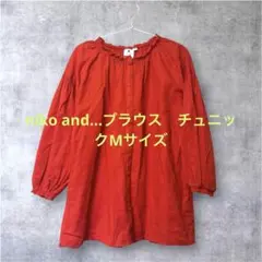 ⭐︎niko and...⭐︎長袖チュニックブラウスMサイズ赤色 — image 1