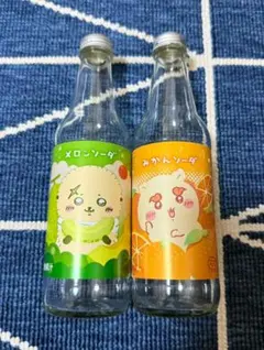ちいかわラーメン豚【ラッコ・シーサー】ソーダ空き瓶 — image 1