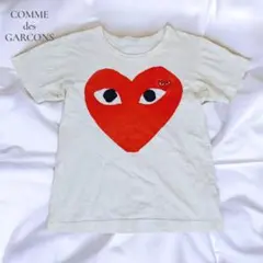 PLAY COMME des GARÇONS ハートロゴ Tシャツ ホワイト S — image 1