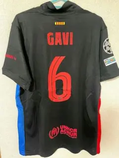 選手支給品バルセロナ GAVI #6 Travis Scott ユニフ — image 1