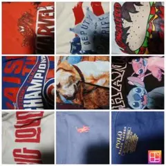 古着 Tシャツ パンツ まとめ売り 45点 大量セット — image 1