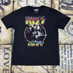 KISS Alive in '75 バンドTシャツ ロックT ブラック XL — image 1
