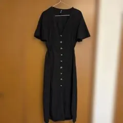 zara 黒　ワンピース — image 1