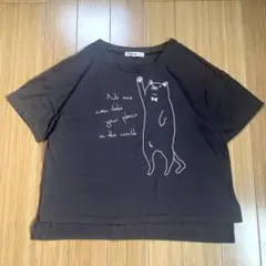 【M】C.B ワイドシルエット Tシャツ　ブラウン — image 1