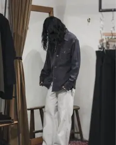 ENCOMING 24ss Open Collar Shirt — image 1