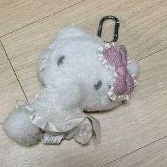 ハローキティ 天使と悪魔 マスコット ぬいぐるみ 天使キティ — image 1