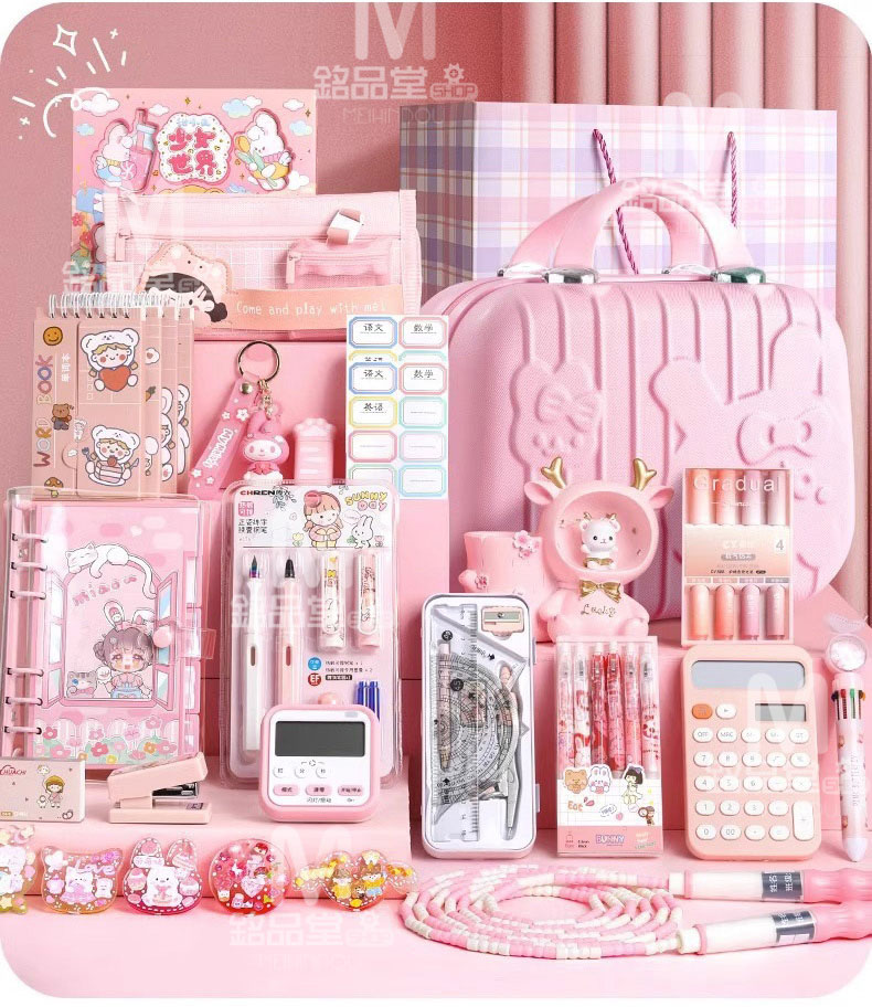 ＼特典あり☆先着100名限定／プレゼントに最適! 超豪華な文房具セット 携帯便利 収納ケース付き 描き用 学習玩具 知育玩具 子供用文房具 鉛筆 ボールペン 定規消しゴム ハサミのり 文具セット 入園入学 誕生日プレゼント 小学生女の子男の子 卒業記念品 クリスマスプレゼント — image 2