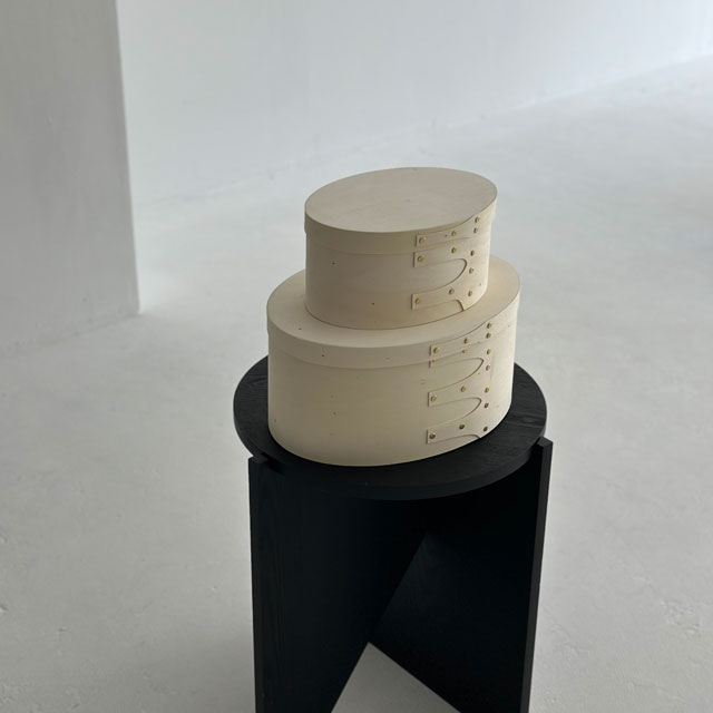 大中2個セット 天然木 SHAKER BOX シェーカーボックス 無塗装 ナチュラル【ART OF BLACK】 — image 3
