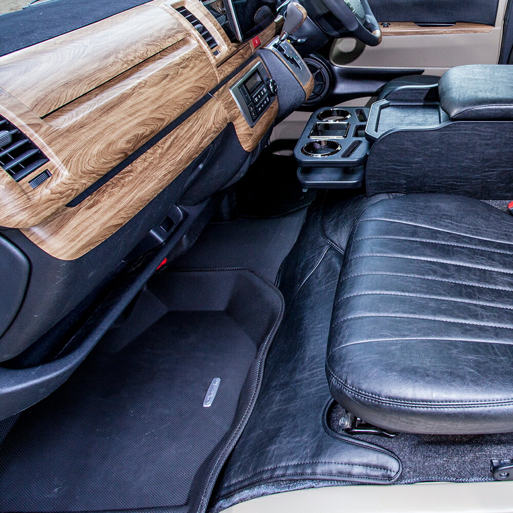 BUANcomfy エンジンフードカバー ヴィンテージ Ver.2 【標準ボディ】 ハイエース 200系 車中泊 キャンプ 釣り 便利 ハイエース200系 — image 2