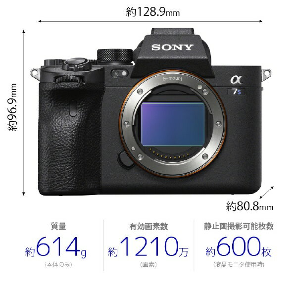 SONY｜ソニー α7S III ミラーレス一眼カメラ ILCE-7SM3 [ボディ単体] — image 3