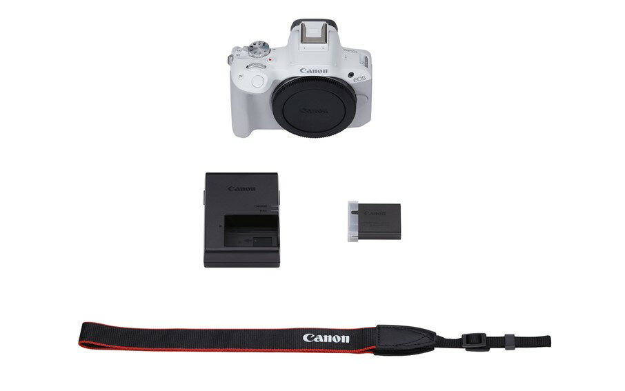 【ふるさと納税】キヤノン ミラーレスカメラ EOS R50 ボディ ホワイト ブラック 正規品 高画質 コンパクト 軽量 Canon キャノン 送料無料 一眼 家電 — image 2