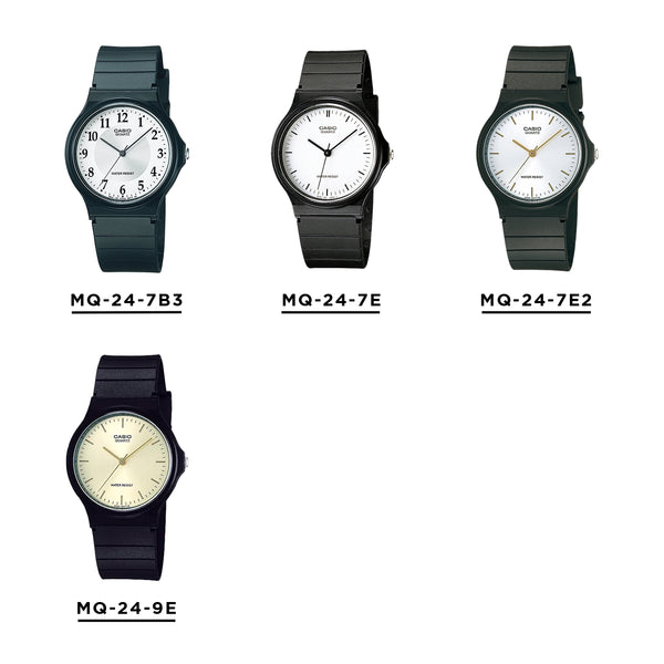 【10年保証】【日本未発売】CASIO STANDARD MEN カシオ スタンダード MQ-24 腕時計 時計 ブランド メンズ レディース キッズ 子供 男の子 女の子 チープカシオ チプカシ アナログ ブラック 黒 ホワイト 白 銀 金 薄型 軽量 軽い 海外モデル ギフト プレゼント — image 3