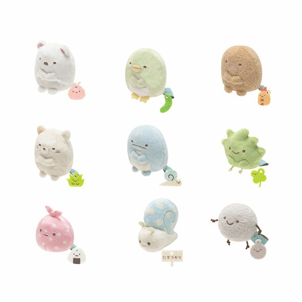 San-X すみっコぐらし「すみっコぐらしコレクション(すみコレ)/てのりぬいぐるみ(4)(全9種)」 — image 1