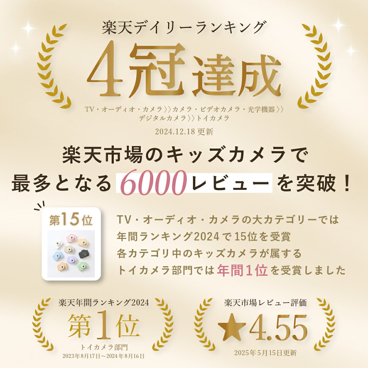 【公式】MiNiPiC®【No.1受賞】レビュー8000件突破☆4.55 ◆日本企業◆最大1年保証 【さらに改善】キッズカメラ ミニピク 【スマホ転送可能】大容量SDカード付き ゲームなし 大人＆お子さま専用説明書 【使い方がわかりやすい】 知育玩具 — image 2