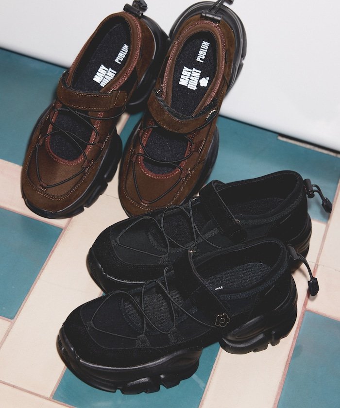 MARY QUANT クロスコード バレエ スニーカー/メリージェーン スニーカー 限定展開 25AW26SS フリークスストア シューズ・靴 スニーカー ブラック ブラウン グレー【送料無料】 — image 2