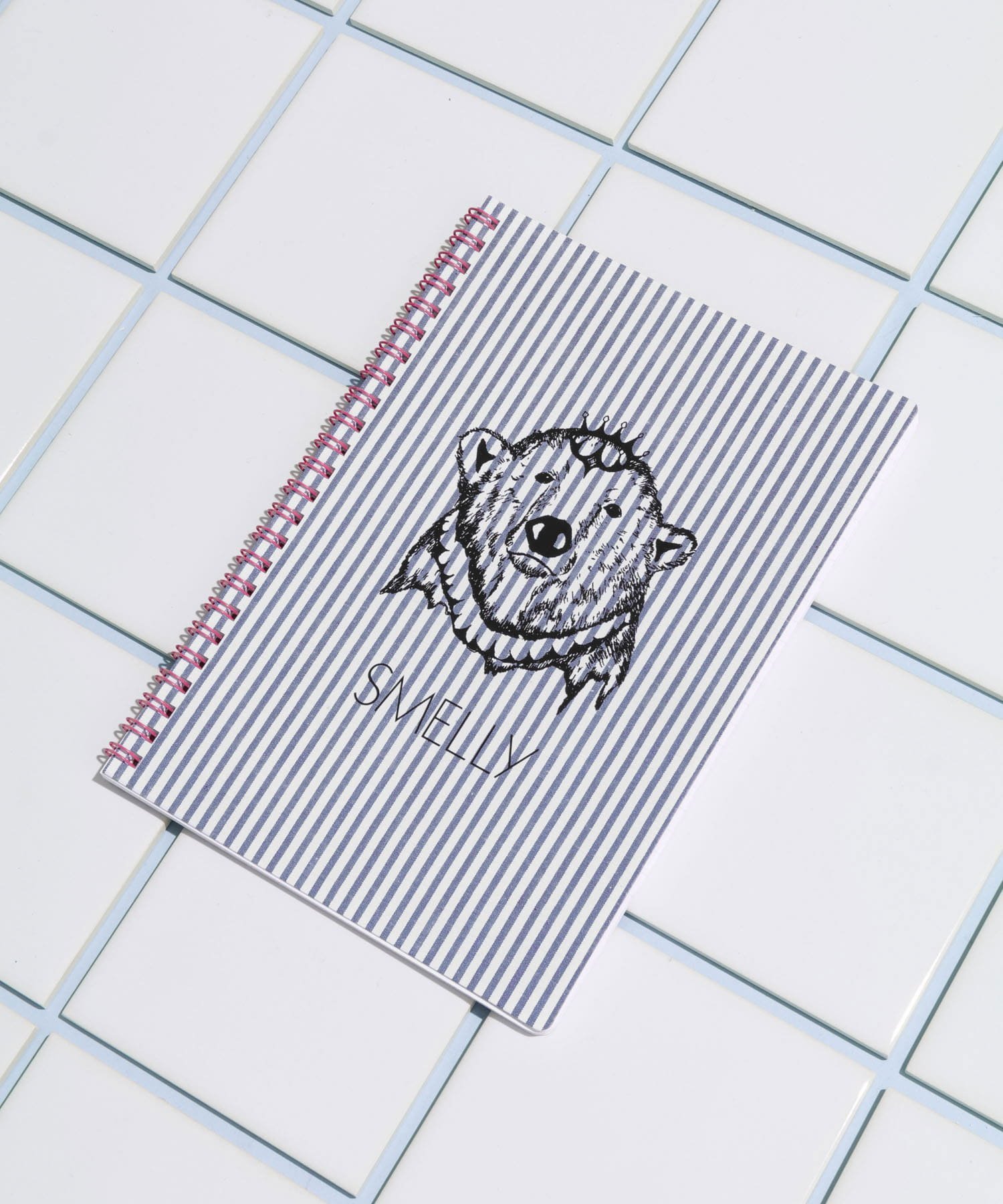 【SALE／70%OFF】SMELLY SMELLY A5リングノート スメリー 文房具 その他の文房具 ブラック レッド — image 1