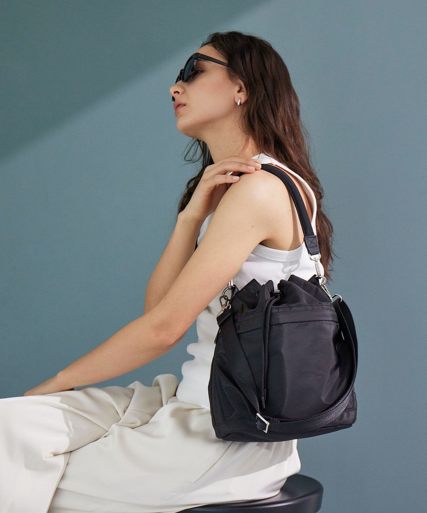 UNITED ARROWS green label relaxing ハッスイ ポケットドロスト バッグ - はっ水 - ユナイテッドアローズ グリーンレーベルリラクシング バッグ ショルダーバッグ ブラウン ホワイト ベージュ ブラック グレー【送料無料】 — image 3