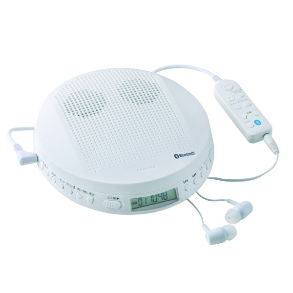 東芝 ポータブルCDプレーヤー TY-P50(W) ホワイト — image 2