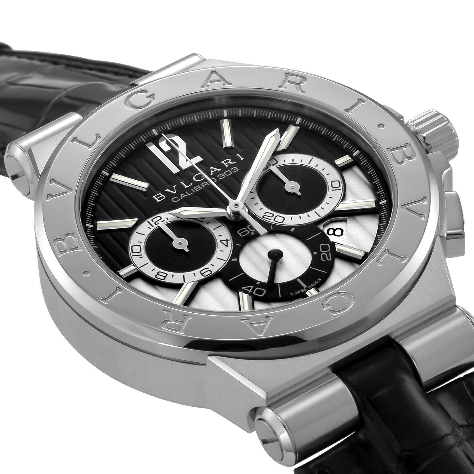 ブルガリ BVLGARI メンズ 時計 Diagono ディアゴノ 自動巻 ブラック DG42BSLDCH 時計 腕時計 高級腕時計 ブランド 【ローン金利無料】 — image 2